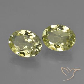 Gemme di Sillimanite Giallo verde naturale da 3.31 ct, Ovale, VVS