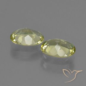 Gemme di Sillimanite Giallo verde naturale da 3.31 ct, Ovale, VVS