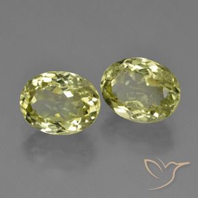 Gemme di Sillimanite Giallo medio naturale da 4.74 ct, Ovale, VS