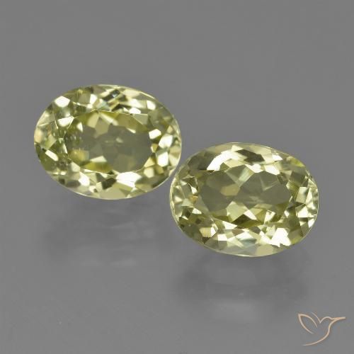 4.09ctw Naturale Giallo verde Sillimanite, Ovale, VS