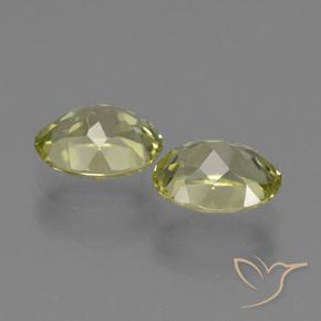 Gemme di Sillimanite Giallo verde naturale da 4.09 ct, Ovale, VS