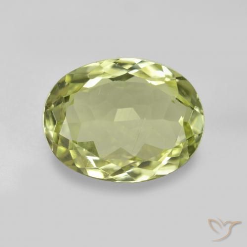 2.03ct Naturale Giallo medio Sillimanite, Ovale, VS