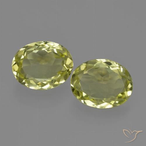 3.32ctw Naturale Giallo verdastro Sillimanite, Ovale, VVS-VS