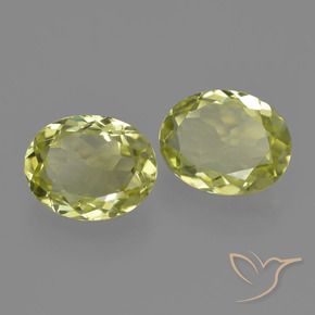 Gemme di Sillimanite Giallo verdastro naturale da 3.32 ct, Ovale, VVS-VS
