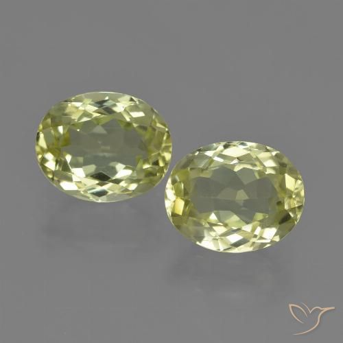 3.97ctw Naturale Giallo medio Sillimanite, Ovale, VVS-VS