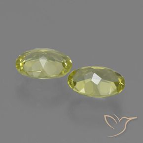 Gemme di Sillimanite Giallo verdastro naturale da 3.44 ct, Ovale, VS