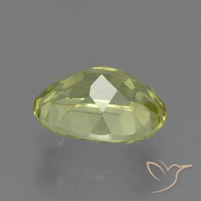 Sillimanite Giallo verdastro naturale da 1.98 ct, Ovale, VS
