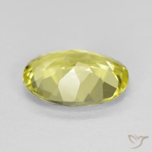 Sillimanite Giallo chiaro naturale da 2.35 ct, Ovale, VS