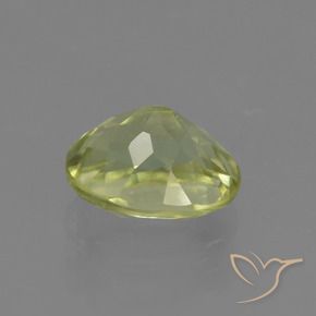 Sillimanite Giallo verde naturale da 2.09 ct, Ovale, VVS-VS