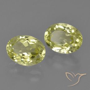 Gemme di Sillimanite Giallo medio naturale da 2.91 ct, Ovale, VVS-VS