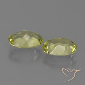 Gemme di Sillimanite Giallo verdastro naturale da 2.47 ct, Ovale, VVS-VS