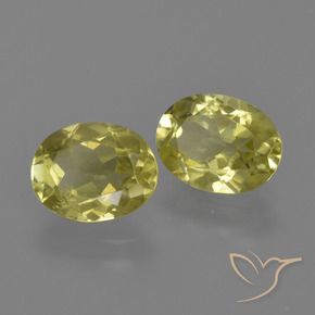 Gemme di Sillimanite Giallo medio naturale da 2.61 ct, Ovale, VS
