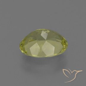 Sillimanite Giallo medio naturale da 1.24 ct, Ovale, VS