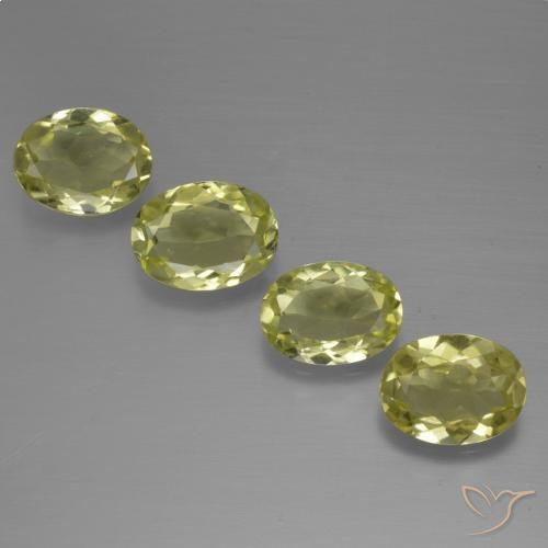 4.11ctw Naturale Giallo medio Sillimanite, Ovale, VS
