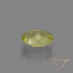 Sillimanite Limone giallo naturale da 1.38 ct, Ovale, VS-SI