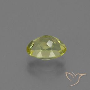 Sillimanite Giallo verde naturale da 1.58 ct, Ovale, VS