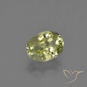 Sillimanite Giallo verde naturale da 1.40 ct, Ovale, VS