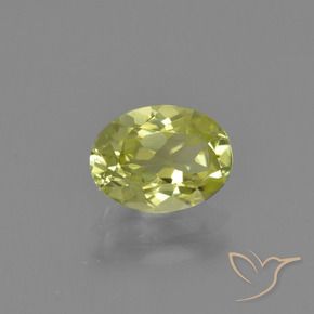 Sillimanite Giallo chiaro naturale da 1.13 ct, Ovale, VVS-VS