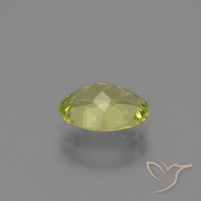 Sillimanite Giallo chiaro naturale da 1.13 ct, Ovale, VVS-VS