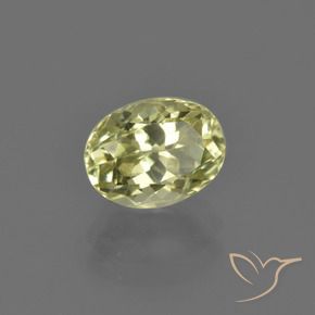 Sillimanite Giallo crema pallido naturale da 1.73 ct, Ovale, VVS-VS