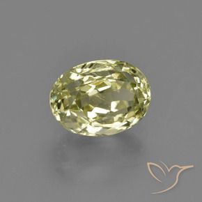 Sillimanite Giallo medio naturale da 1.69 ct, Ovale, VVS-VS