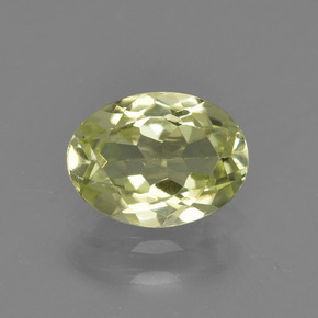 Sillimanite naturale giallo da 1,02 ct, taglio ovale, VS-SI