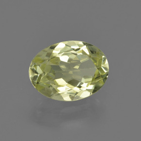 Sillimanite naturale giallo da 1,02 ct, taglio ovale, VS-SI