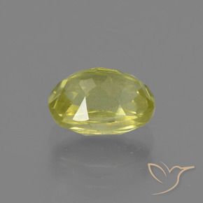 Sillimanite Pineapple yellow naturale da 1.22 ct, Ovale, VS