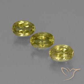 Gemme di Sillimanite Giallo Ananas naturale da 2.78 ct, Ovale, VS