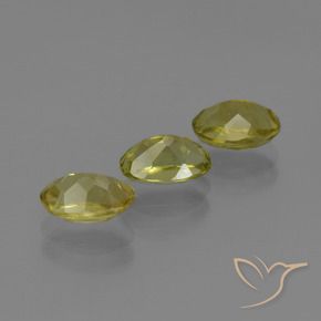 Gemme di Sillimanite Giallo Ananas naturale da 2.78 ct, Ovale, VS