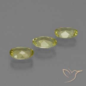 Gemme di Sillimanite Giallo verdastro naturale da 1.98 ct, Ovale, VS