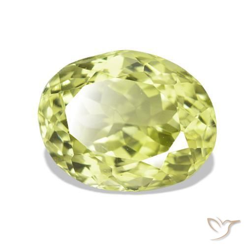 Sillimanite Verde giallastro naturale da 3.11 ct, Cuscino, VS