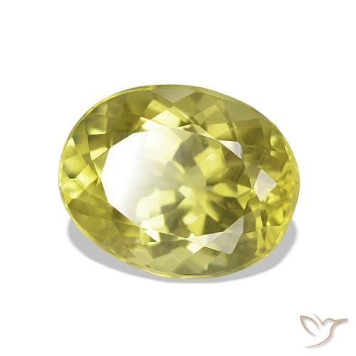 Sillimanite Giallo medio naturale da 3.02 ct, Ovale, VS