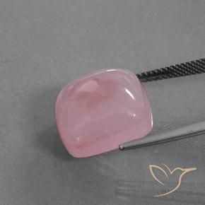 Smithsonite Rosa medio rosa naturale da 26.17 ct, Cuscino, Trasparente
