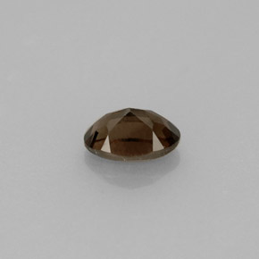 Quarzo fumé naturale marrone da 0,49 ct, taglio ovale, VVS-VS