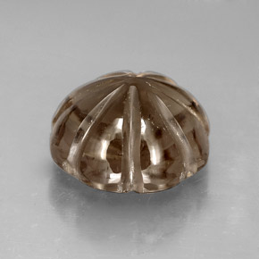 Quarzo fumé naturale marrone da 8,26 ct, trasparente, trasparente/traslucido