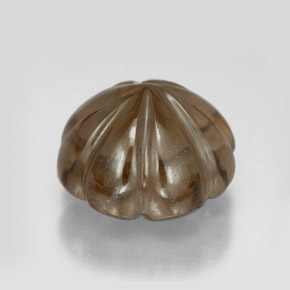 Quarzo fumé marrone fumé naturale da 10,74 ct, trasparente, trasparente/traslucido