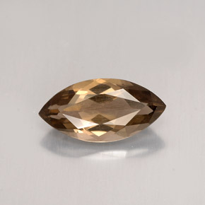 Quarzo fumé naturale marrone da 1,43 ct, marchesa, VS