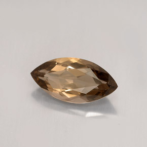 Quarzo fumé naturale marrone da 1,43 ct, marchesa, VS