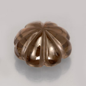 Quarzo fumé naturale marrone da 10,82 ct, trasparente, trasparente/traslucido