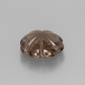 Quarzo fumé naturale marrone da 8,66 ct, trasparente, trasparente/traslucido