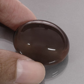 Quarzo fumé naturale marrone da 68,97 ct, trasparente, trasparente/traslucido
