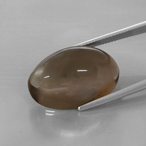 Quarzo fumé naturale marrone da 32,73 ct, trasparente, trasparente/traslucido