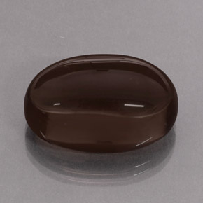 Quarzo fumé naturale marrone da 31,15 ct, trasparente, trasparente/traslucido