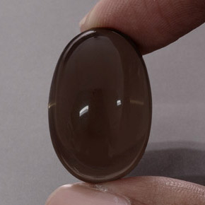 Quarzo fumé naturale marrone da 31,15 ct, trasparente, trasparente/traslucido