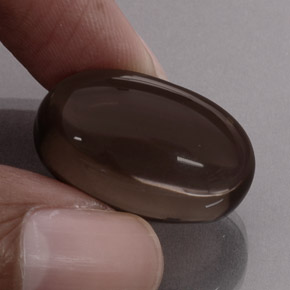 Quarzo fumé naturale marrone da 31,15 ct, trasparente, trasparente/traslucido