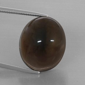 Quarzo fumé naturale marrone da 32,19 ct, trasparente, trasparente/traslucido