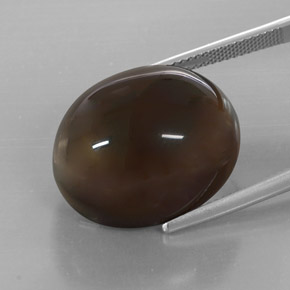 Quarzo fumé naturale marrone da 32,19 ct, trasparente, trasparente/traslucido