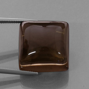 Quarzo fumé naturale marrone da 44,13 ct, trasparente, trasparente/traslucido
