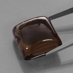 Quarzo fumé naturale marrone da 44,13 ct, trasparente, trasparente/traslucido